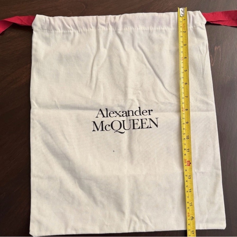 Alexander McQueen Cream Bag with Red Accents